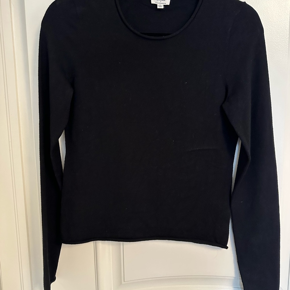 Splendid Jet Black Long Sleeve Tee
